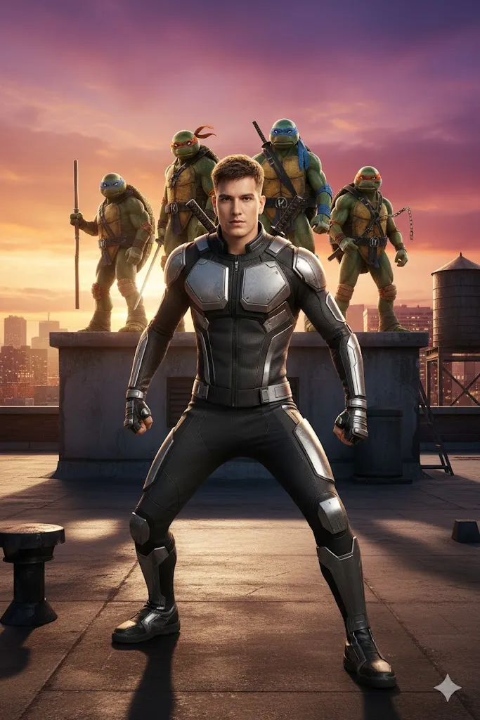 Ninja Training with the Teenage Mutant Ninja Turtles