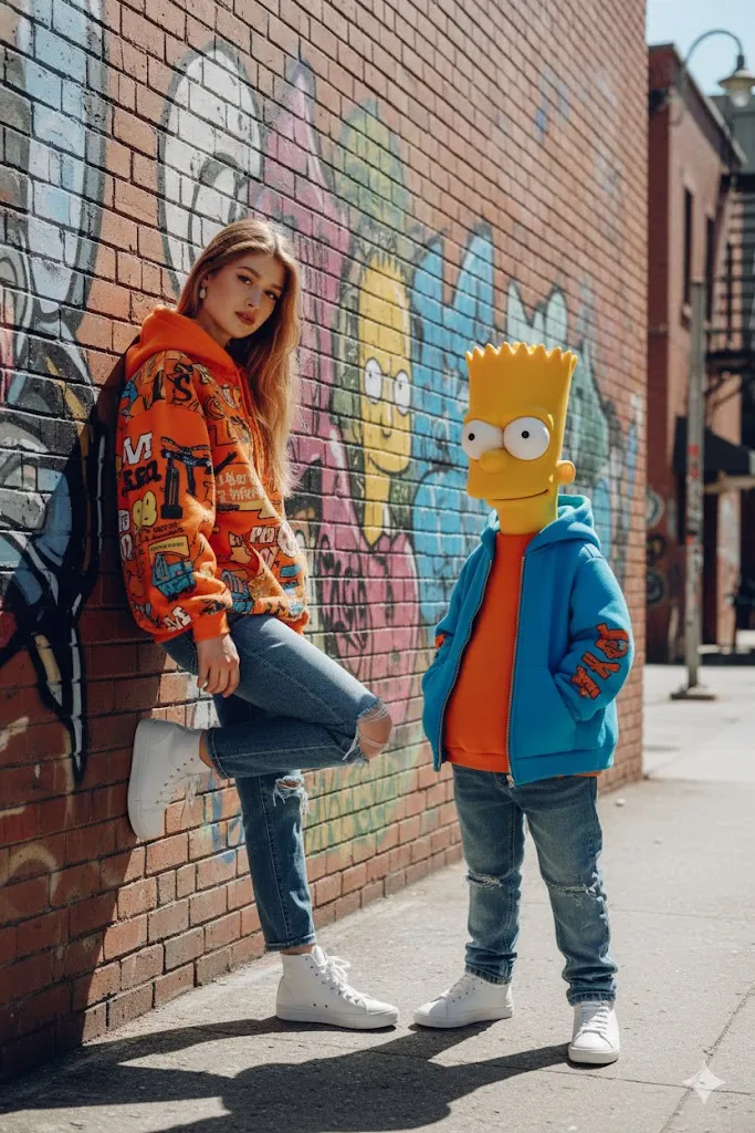 Street Style Vibes with Bart Simpson