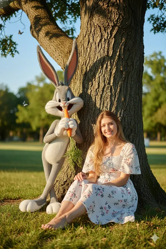 Garden Relaxing with Bugs Bunny