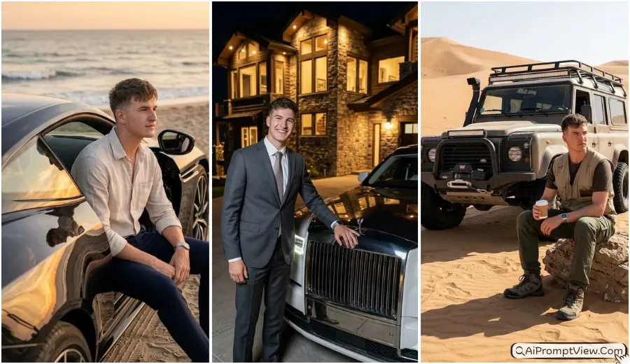 10 Luxury Supercar Boys AI Photo Editing Prompts 2026