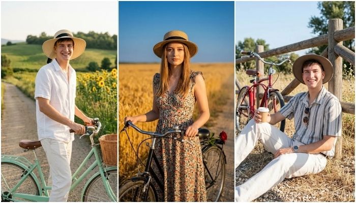 10 Vintage Bicycle Summer AI Photo Editing Prompts for Boys and Girls 2026