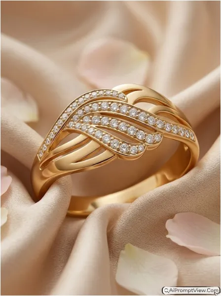 Royal Gold Rings Photography AI Prompts