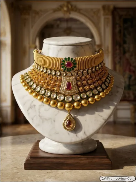 Haaram Necklace Prompts Photography AI Prompts