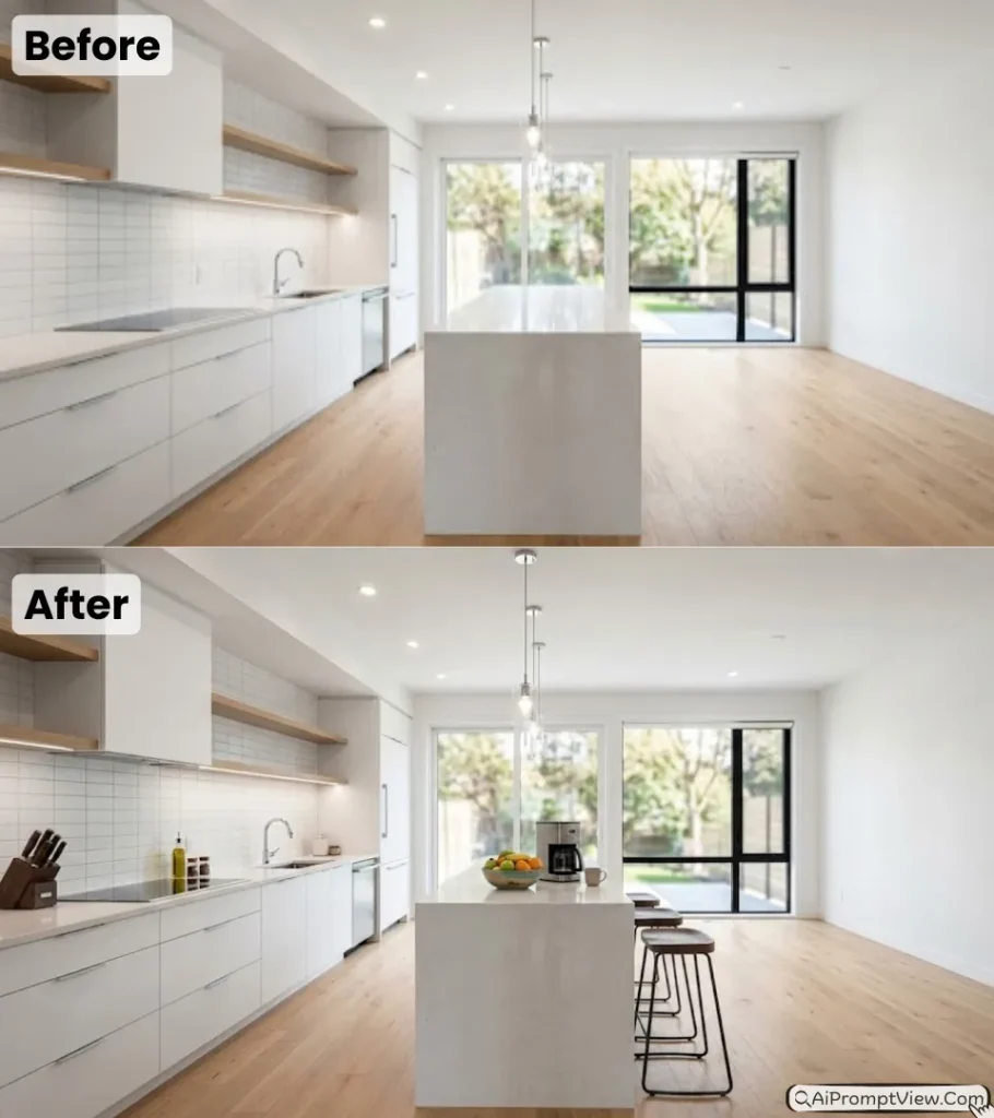 Open Kitchen and Breakfast Spaces