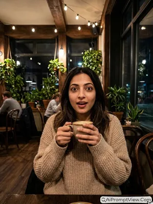 Cafe Candid Flash Prompt