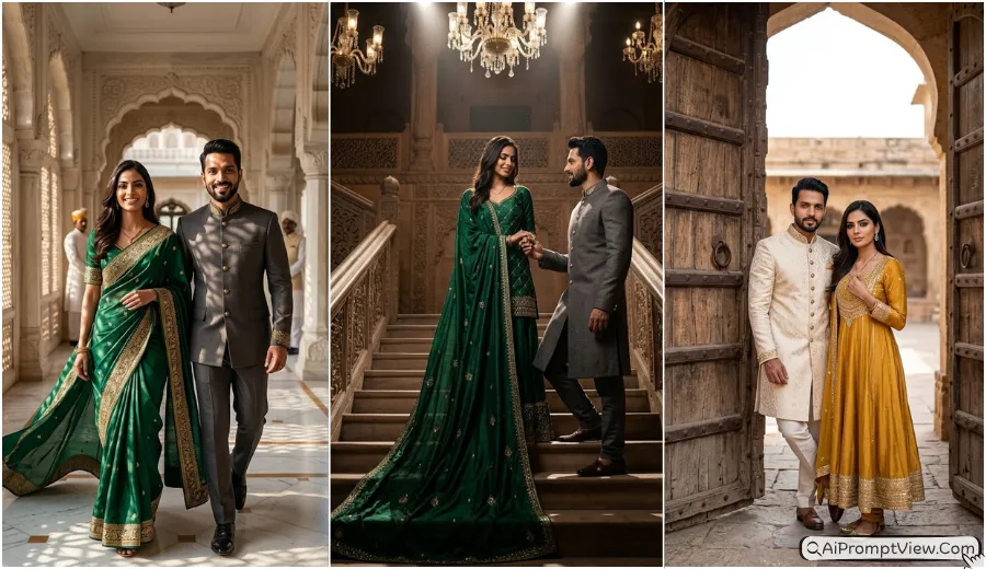10 Gemini AI Pre Wedding Photography Prompts for Heritage Locations