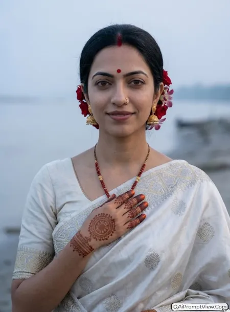 Brahmaputra River Evening Portrait