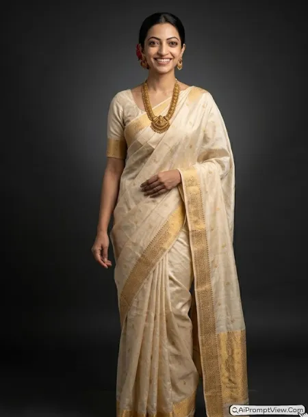 Modern Assamese Studio Fashion Look