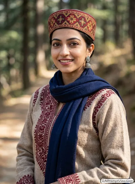 jaunsari Ghaagra Chola Traditional Look