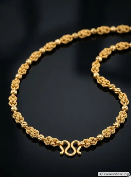 Gold Chain Photography AI Prompts